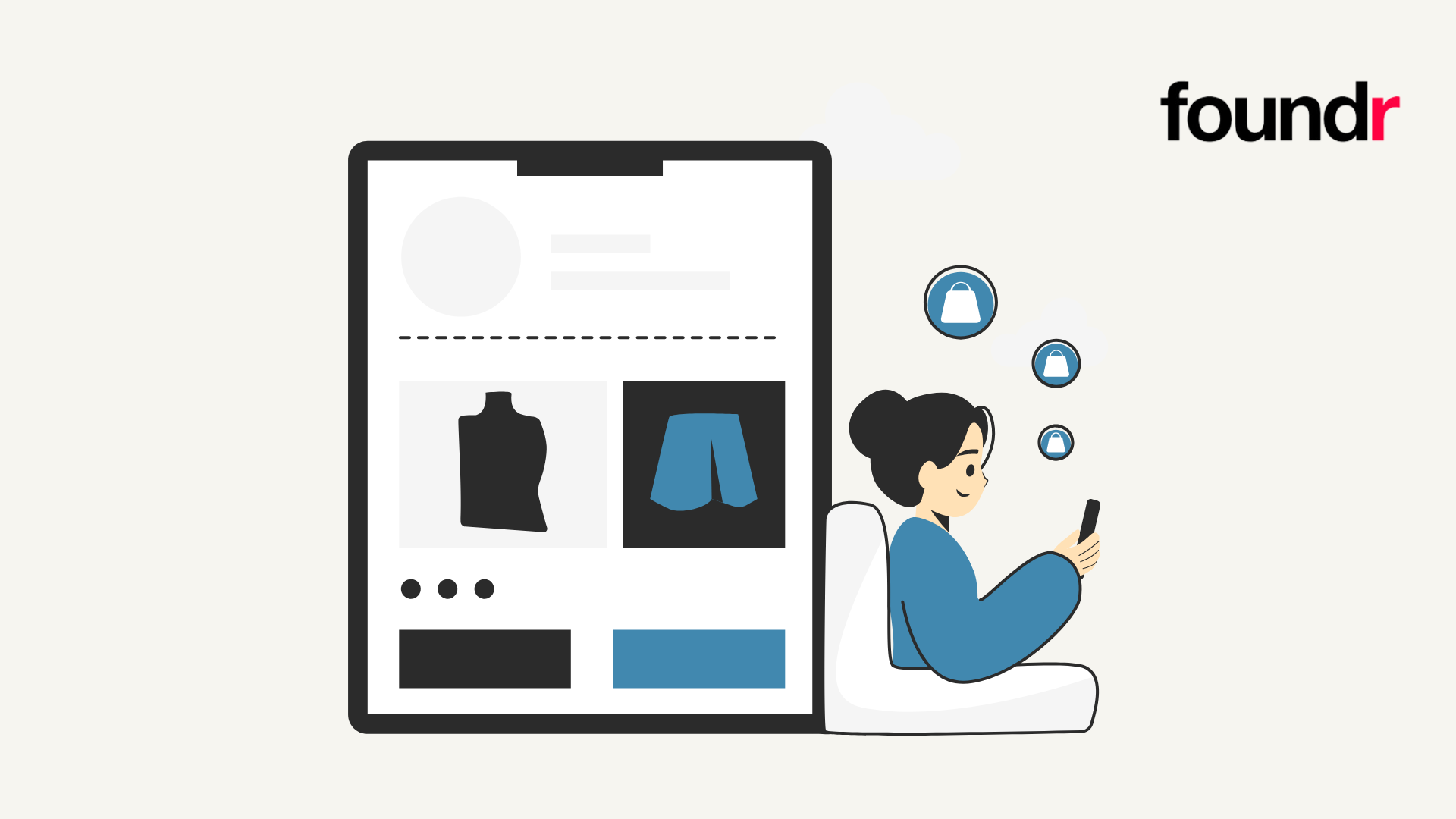 Does Dropshipping Work in 2025? Woman shopping online.